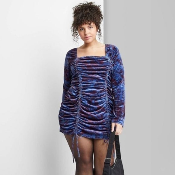 Wild Fable Purple Marble Mini Dress - Picture 3 of 5